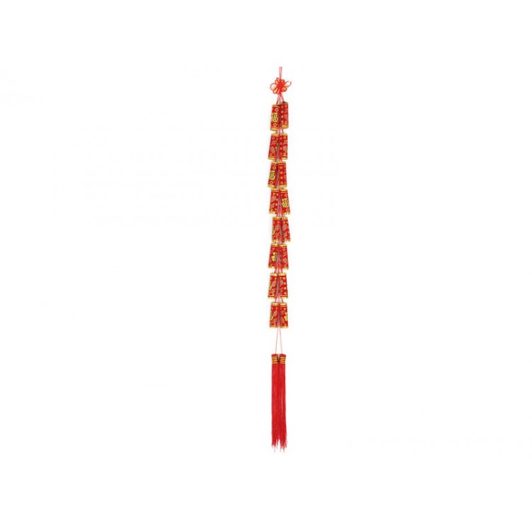 Good Luck Fortune Hanging Fire Cracker Colour 1.3m