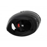 Motorbike Helmet Shiny Black Double Visor L 59-60cm CNELL