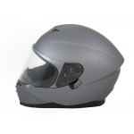 Motorbike Helmet Matt Grey Double Visor L 59-60cm CNELL