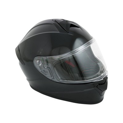 Motorbike Helmet - Gloss Black - Medium 57-58cm | Full-Face Motorcycle Helmets