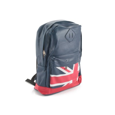 School Bag Blue / Red UK Design