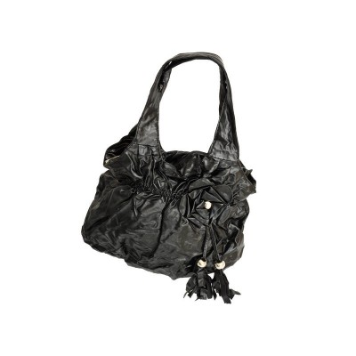 Handbags Black with Floral Stud Tassle Design *RRP $19.00
