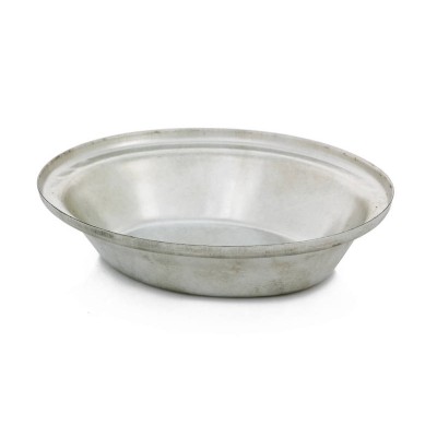 13cm Oval Pie Baking Tin - Stainless Steel - Self-Cutting Design