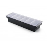 Storage Containers Bar Condiment Caddy 6 Dishes
