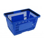 Supermarket Shopping Basket & Mobile Stand - BLUE