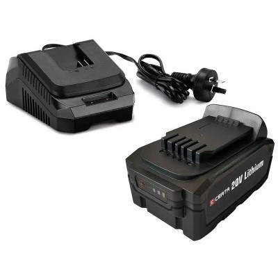 20V Rapid Battery Charger (65W) + 4.0Ah Lithium Battery - CERTA POWERPLUS