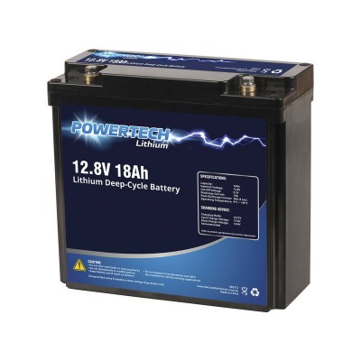 12.8V 18Ah Lithium Deep Cycle Battery - LiFePO4