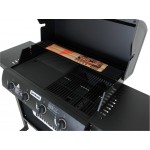 4 Burner Gas BBQ Grill - Hooded Barbeque - Hot Plate & Grill