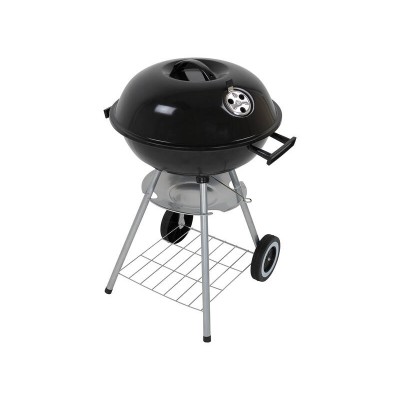 Charcoal BBQ Grill - Portable Kettle Barbeque - 42cm Dome Lid Barbecue