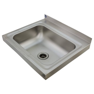 Commercial Stainless Steel Hand Basin Sink with Plug & Drain Accessories