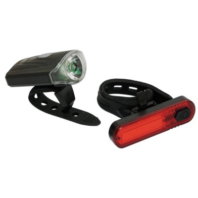 LED Bike Lights 2 Pack - Front & Rear - USB Rechargeable *RRP $29.95