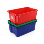Fish Bin Tote Ice Bins Beer Container 54L - GREEN
