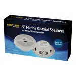 5" Marine Speakers 2 Pack Splash Proof Salt and UV Resistant RESPONSE PRECISION