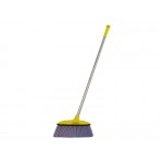 Upright Dust Pan and Brush Set - YELLOW