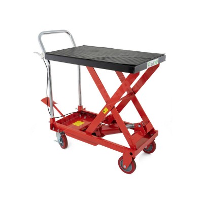 225kg Trolley Cart Scissor Lift Hydraulic Table, Commercial Workshop Tool Bench