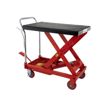 500kg Trolley Cart Scissor Lift Hydraulic Table, Commercial Workshop Tool Bench