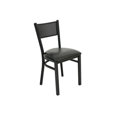 Designer Cafe Dining Chairs - BLACK STEEL