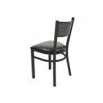 Designer Cafe Dining Chairs - BLACK STEEL