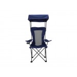 Folding Camp Chair With Sun Shade Canopy