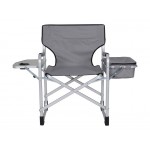 Aluminium Directors Chair with Side Table & Cooler Bag