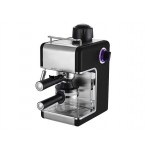 4 Cup Espresso Coffee Maker Machine with Frothing Function - BLACK