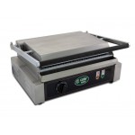 Single Panini Press 2.1kW - Commercial Toasted Sandwich Maker - Griddle Grill