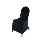 Chair Cover - High Quality Spandex / Lycra - Black
