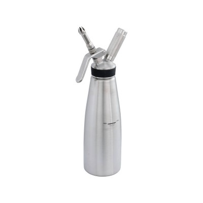 1L Culinary Cream Whipper - Stainless Steel Bottle Dispenser + 3 Nozzles