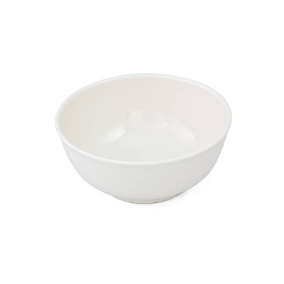 Breakfast Bowl Melamine Round White 170mm Dia