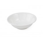 Melamine Dessert Bowl Round White 18.5cm