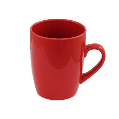 400ml Porcelain Ceramic Coffee Mug Cup - Red