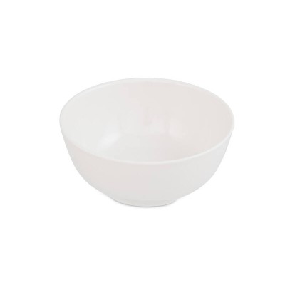 Small Round Serving Bowl Melamine White 12.5cm Diameter