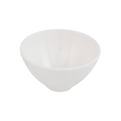 Wide Round Serving Bowl Melamine White 13cm Dia / 5"