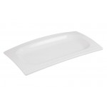 35cm Rectangle Melamine Platter White 14"