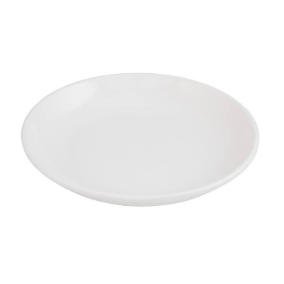 Round Plate Melamine Deep White 25cm / 10"