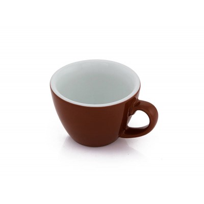 Cup Flat White 150ml  Porcelain Brown