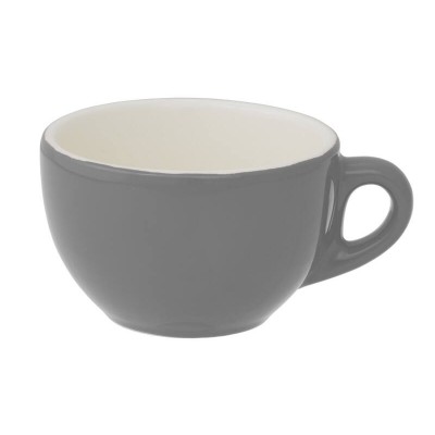 300ml Latte Cup - Grey, Glazed Porcelain - ROCKINGHAM