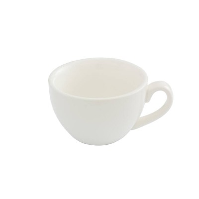 200ml Cappuccino Cup - White, Glazed Porcelain