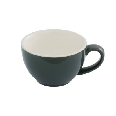 300ml Latte Coffee Cup - Grey, Glazed Porcelain
