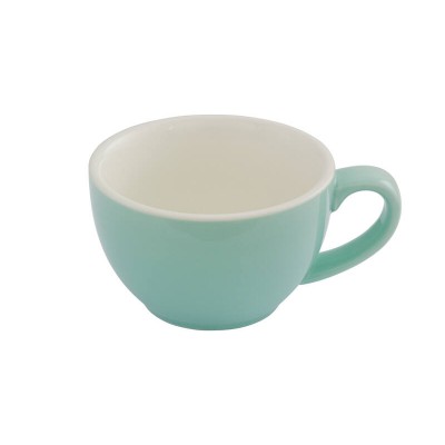 300ml Latte Coffee Cup - Mint, Glazed Porcelain