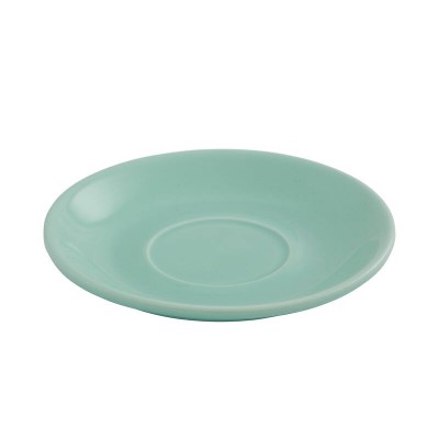 15cm Glazed Porcelain Saucer - Mint, Side Plate