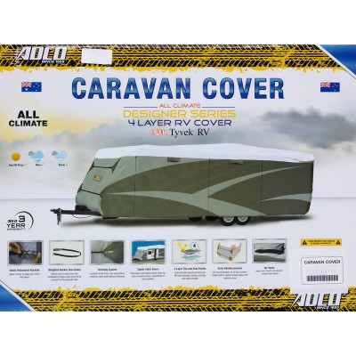 7.3m Caravan Cover 22' - 24' | All Climate 4 Layer | ADCO Motorhome + RV Covers