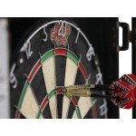 RENEGADE Dartboard & Cabinet Set - 18" Tournament Size + 6 Darts