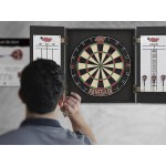 RENEGADE Dartboard & Cabinet Set - 18" Tournament Size + 6 Darts
