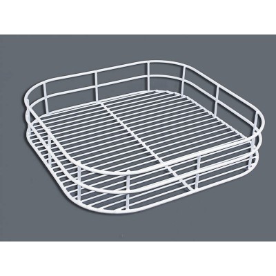 Commercial Dishwasher Cup Rack 43.5cm Curved Edges - White