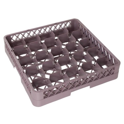 Dishwasher Tray Glass Rack - 25 Divisions for Glasses - 49cm x 49cm
