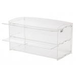 2-Tier Cake & Bakery Display Cabinet - Food Grade Clear Acrylic