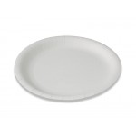 50pc Round Disposable Paper Plates 230mm Dia.
