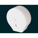 Bathroom Toilet Roll Dispenser Round White with Round Toilet Paper Roll