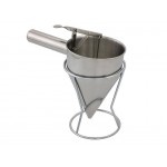 Stainless Steel Syrup Dough Bucket Dispenser with Stand